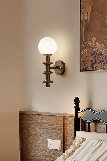 Coslett Wood Wall Lamp - view 2 | everlamps