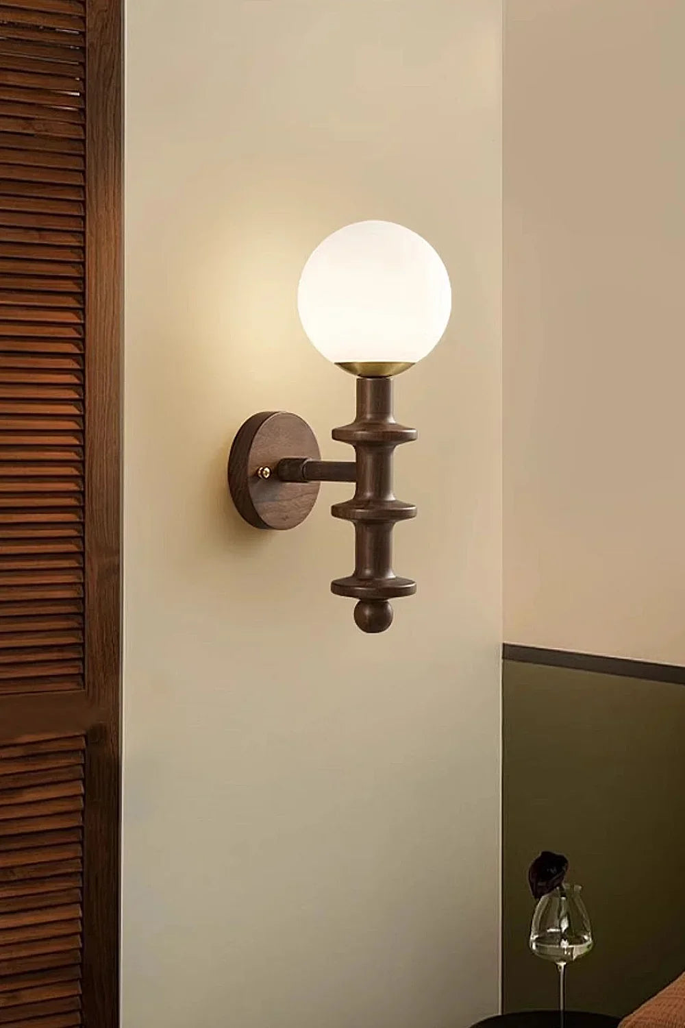 Coslett Wood Wall Lamp - view 3 | everlamps