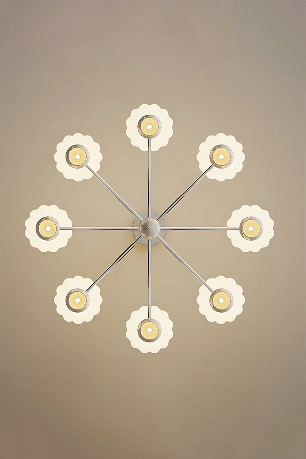 Cream Pumpkin Chandelier - view 10 | everlamps