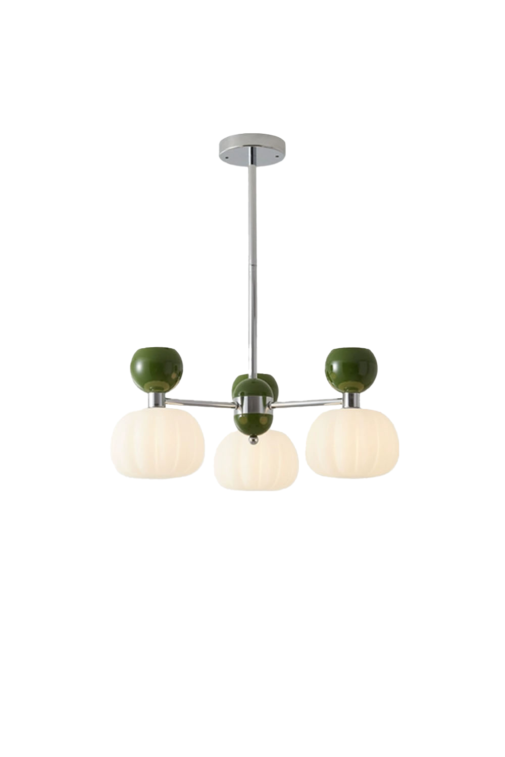 Cream Pumpkin Chandelier - view 17 | everlamps