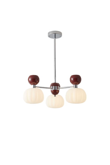 Cream Pumpkin Chandelier - view 16 | everlamps