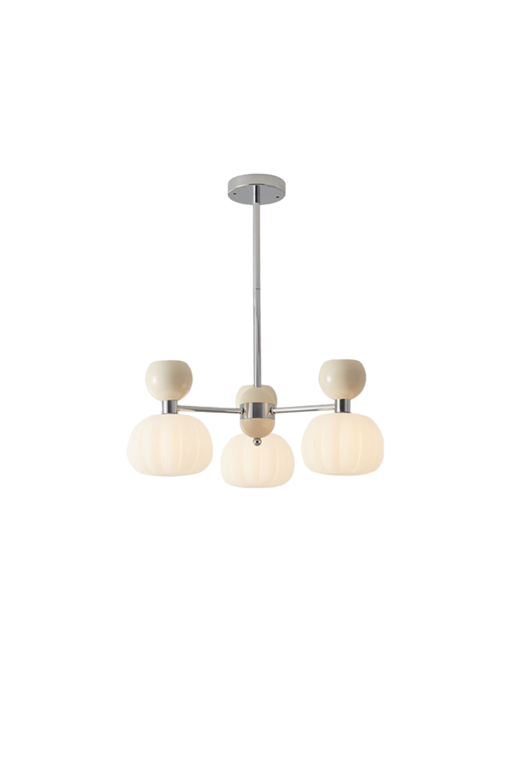 Cream Pumpkin Chandelier | everlamps