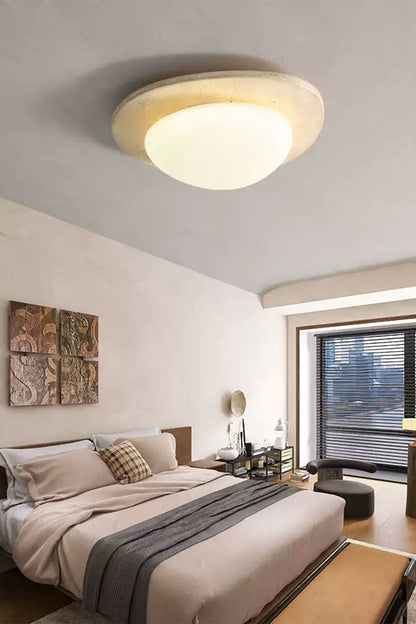Cream Wabi-Sabi Ceiling Lamp - view 7 | everlamps