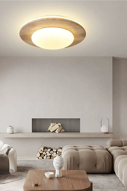Cream Wabi-Sabi Ceiling Lamp - view 4 | everlamps