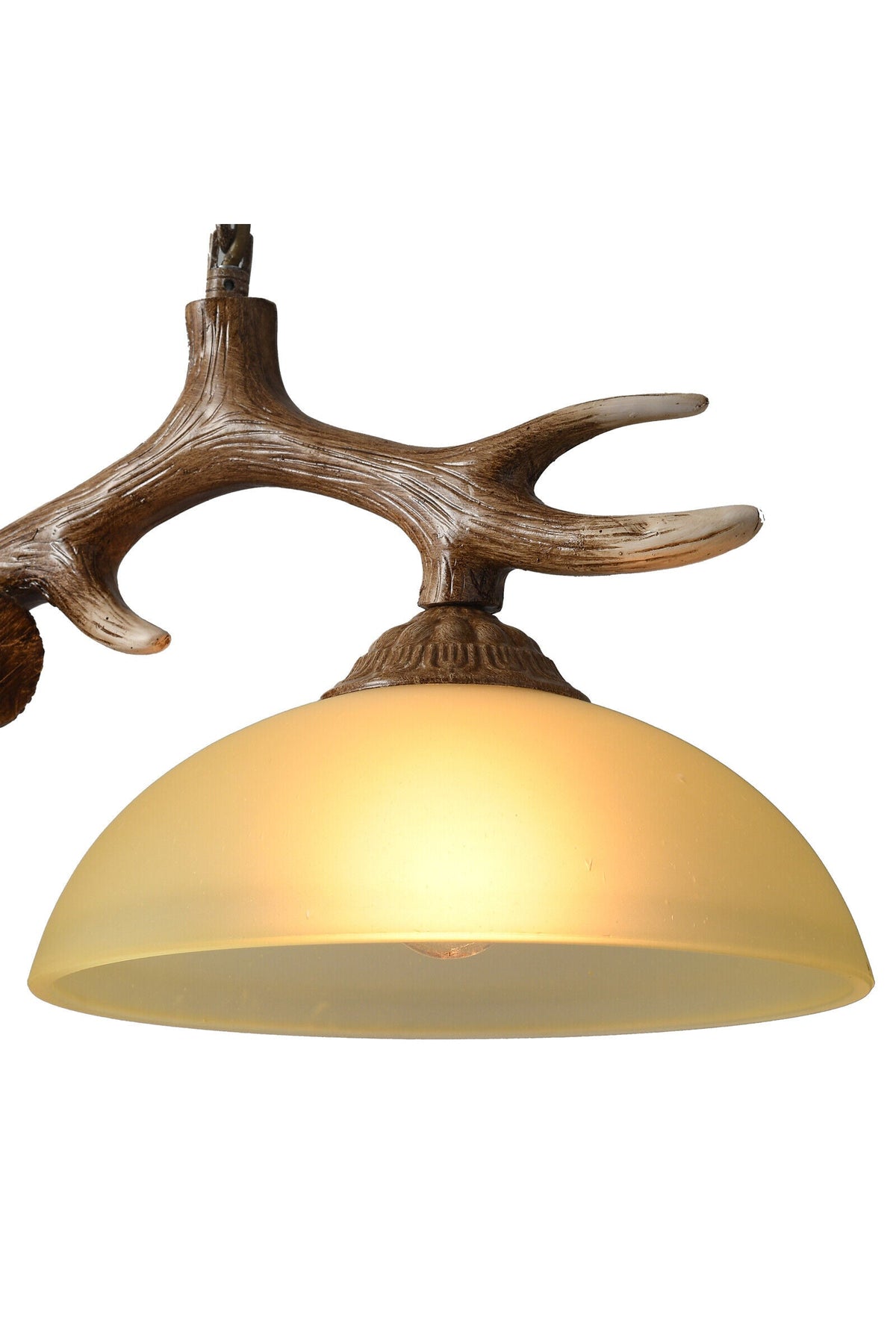 Creative glass antler chandelier - everlamps