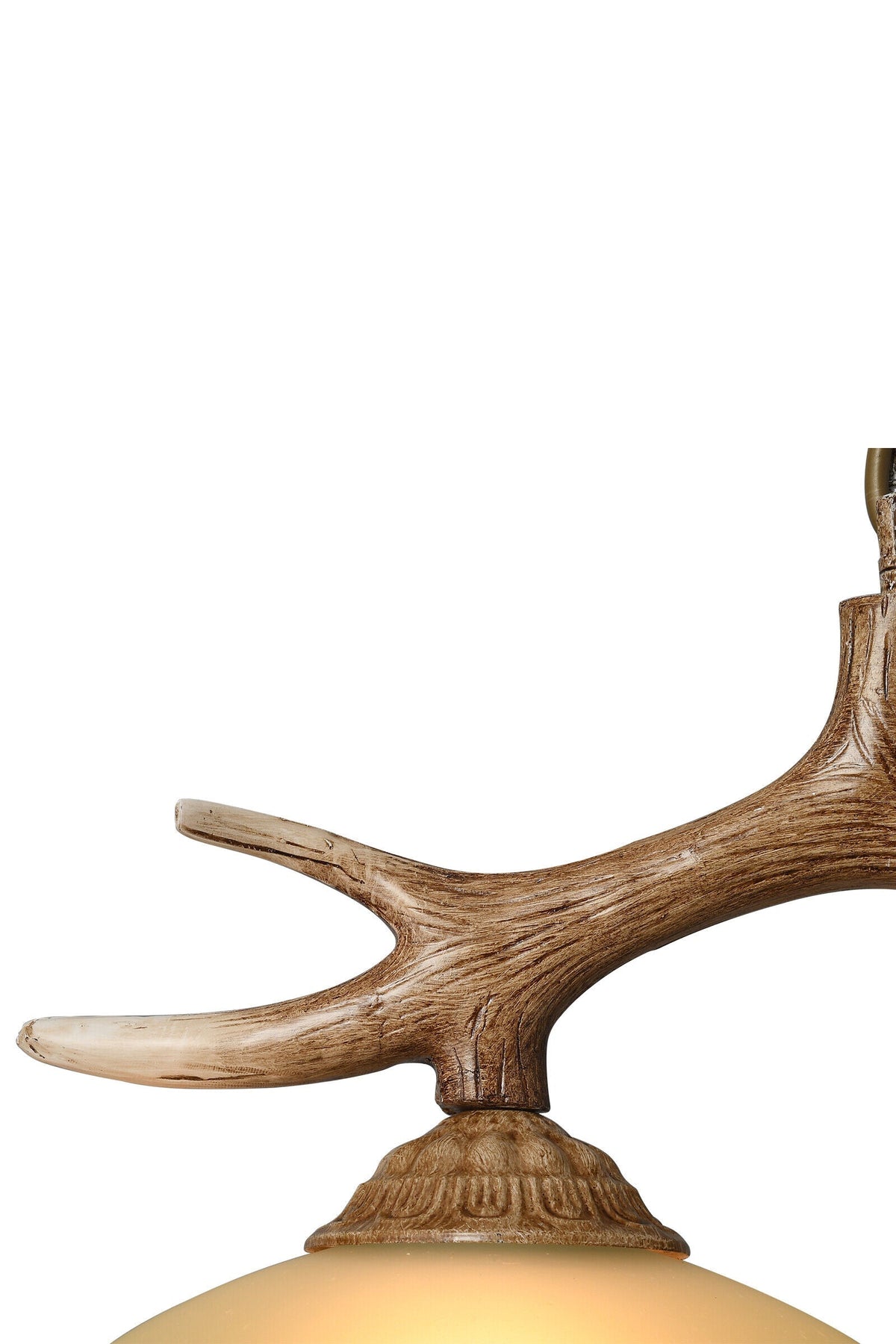 Creative glass antler chandelier - everlamps