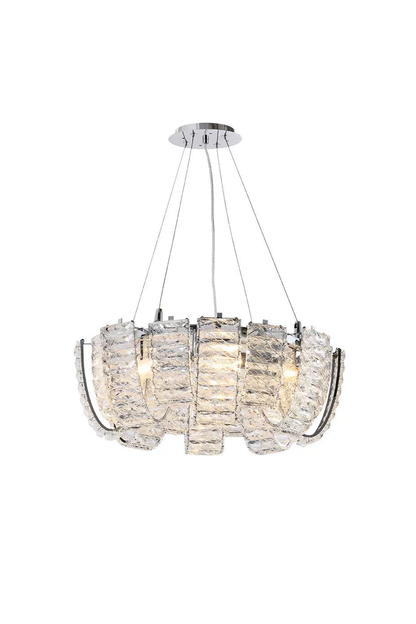 Crystal Chrome Chandelier | everlamps