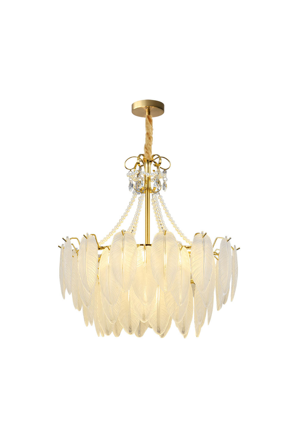 Crystal Feather Chandeliers - everlamps