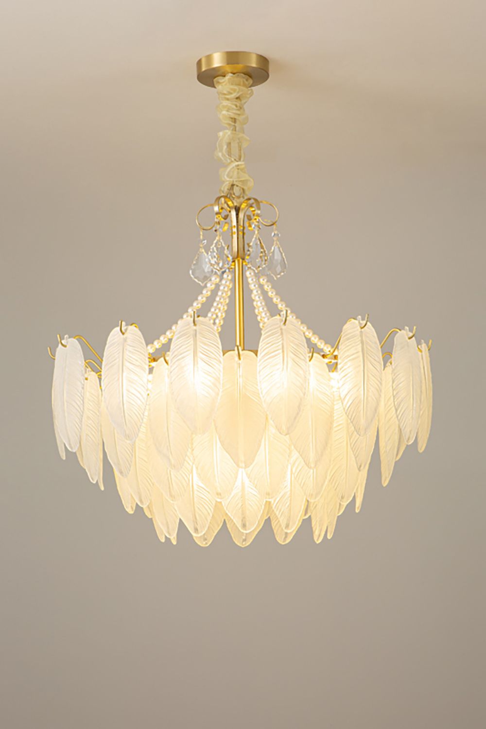 Crystal Feather Chandeliers - everlamps
