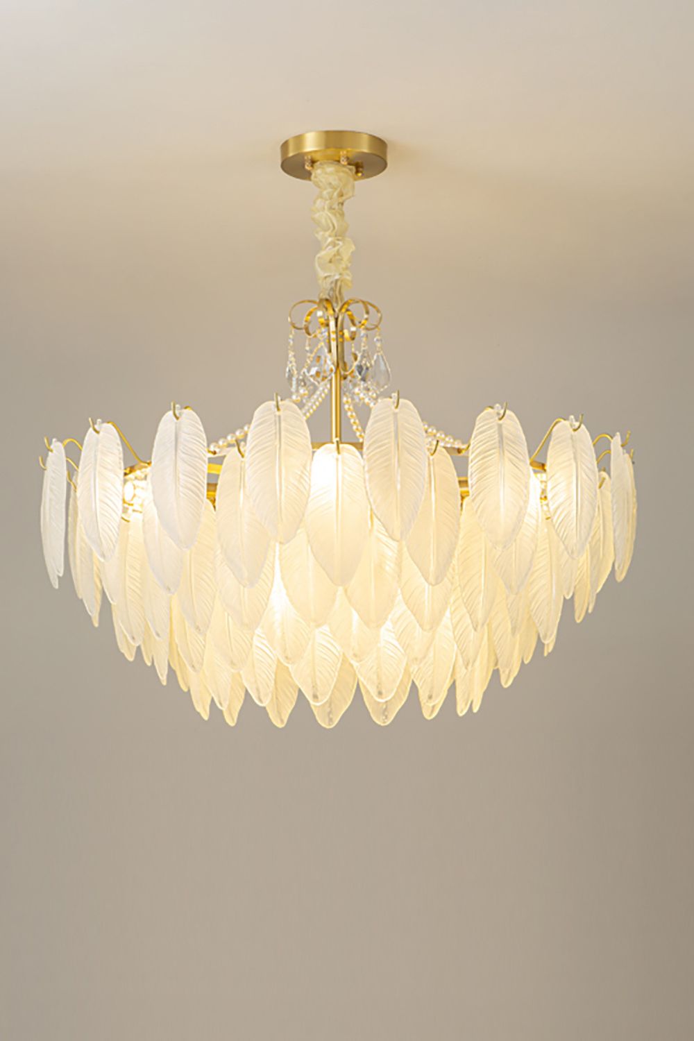 Crystal Feather Chandeliers - everlamps
