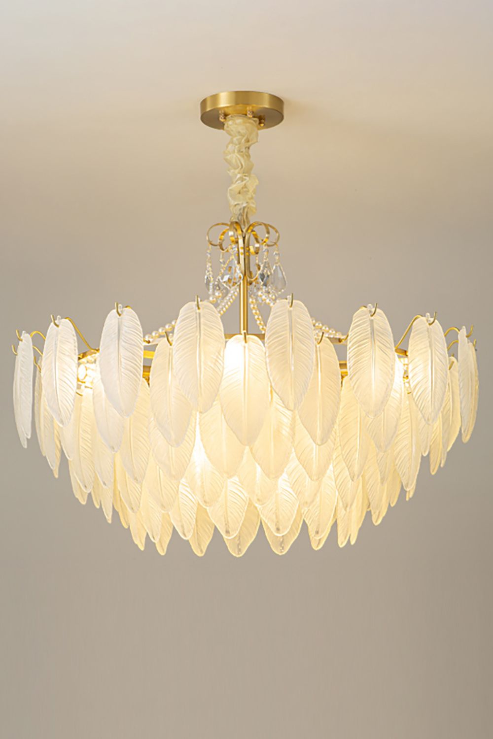 Crystal Feather Chandeliers - everlamps