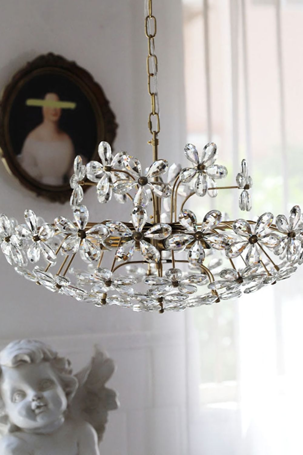 Crystal Flower Chandelier - everlamps