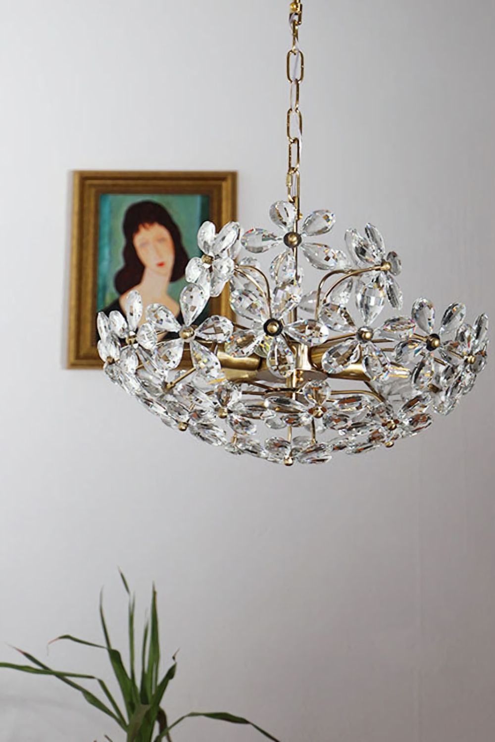 Crystal Flower Chandelier - everlamps