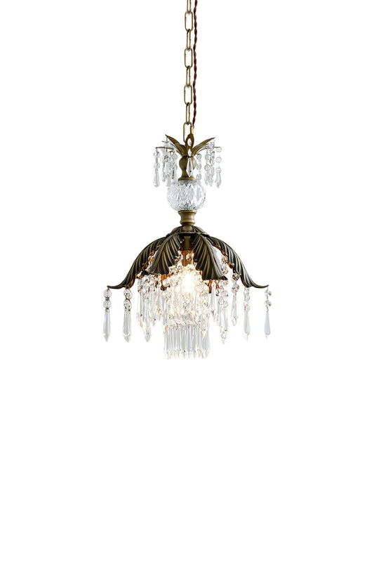 Crystal Palm Leaf Pendant Light | everlamps