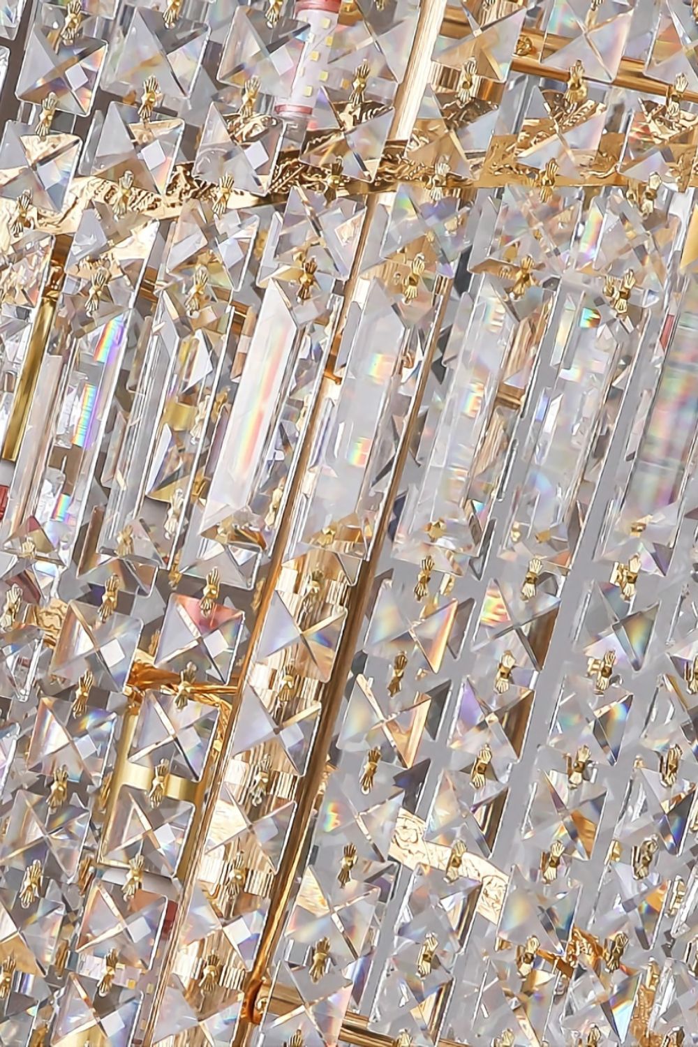 Crystal Spiral Double Volume Chandelier - everlamps