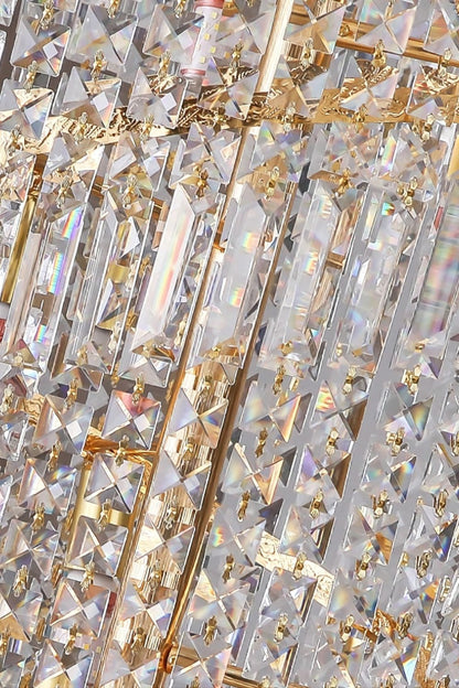 Crystal Spiral Double Volume Chandelier - everlamps