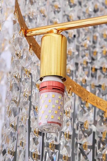 Crystal Spiral Double Volume Chandelier - everlamps