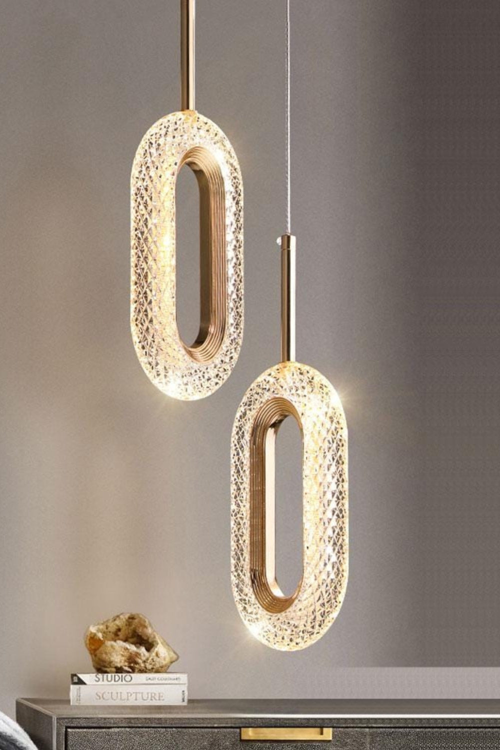 Crystal Wormhole Pendant Lamp - everlamps