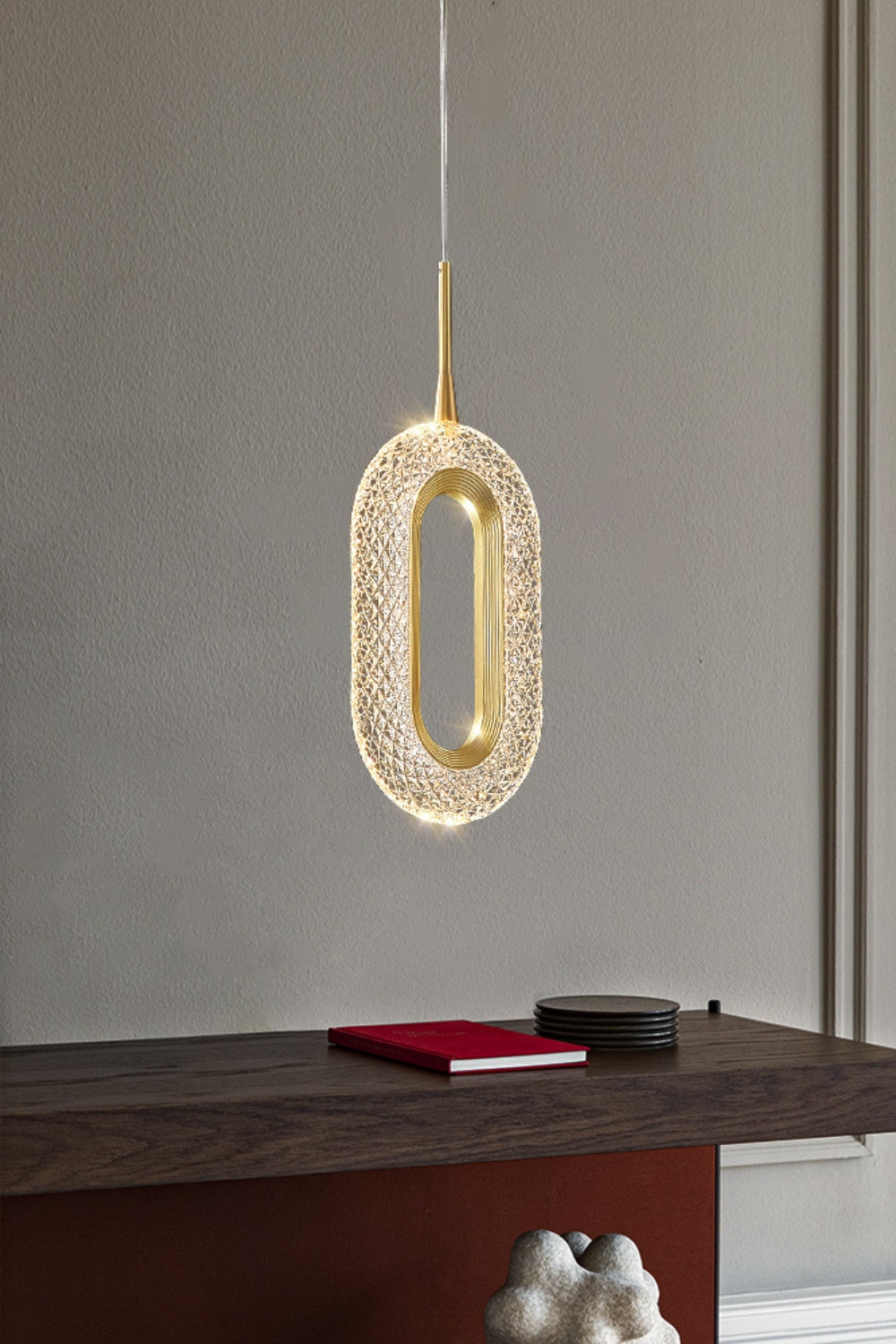 Crystal Wormhole Pendant Lamp - everlamps