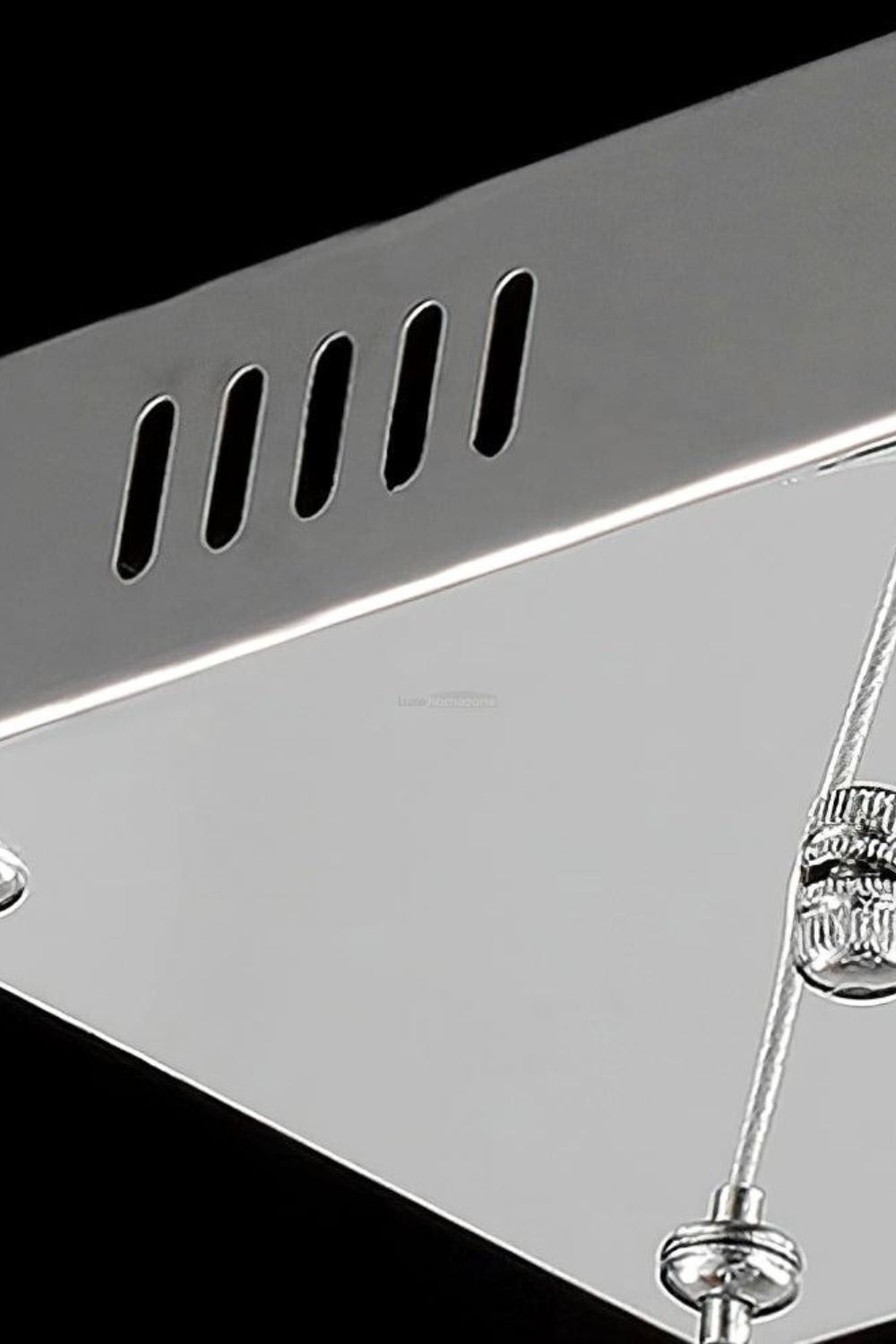 Crystal with Double C Chandelier - view 9 | everlamps