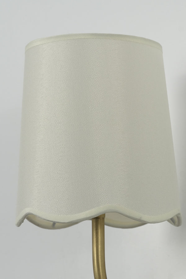 Curved Arm Fabric Shade Wall Sconce - view 17 | everlamps