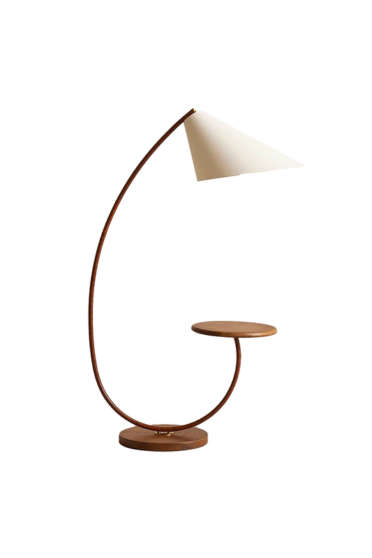 Curved Shelf Floor Lamp | everlamps