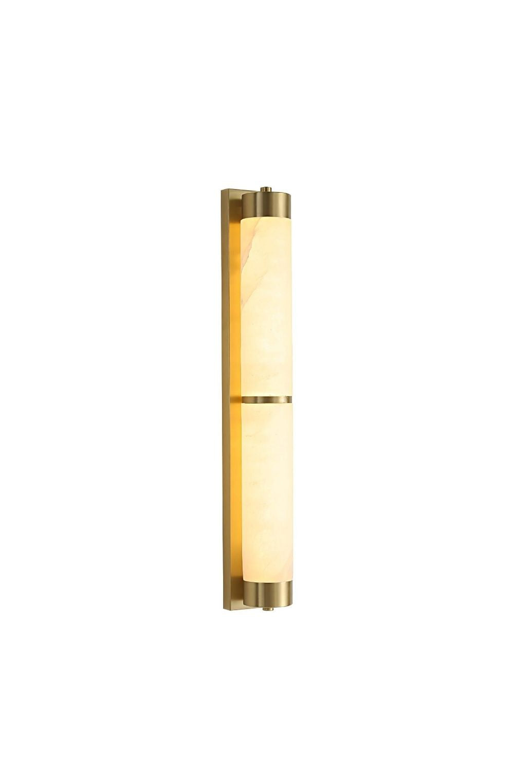 Cylindra Alabaster Brass Wall Light | everlamps
