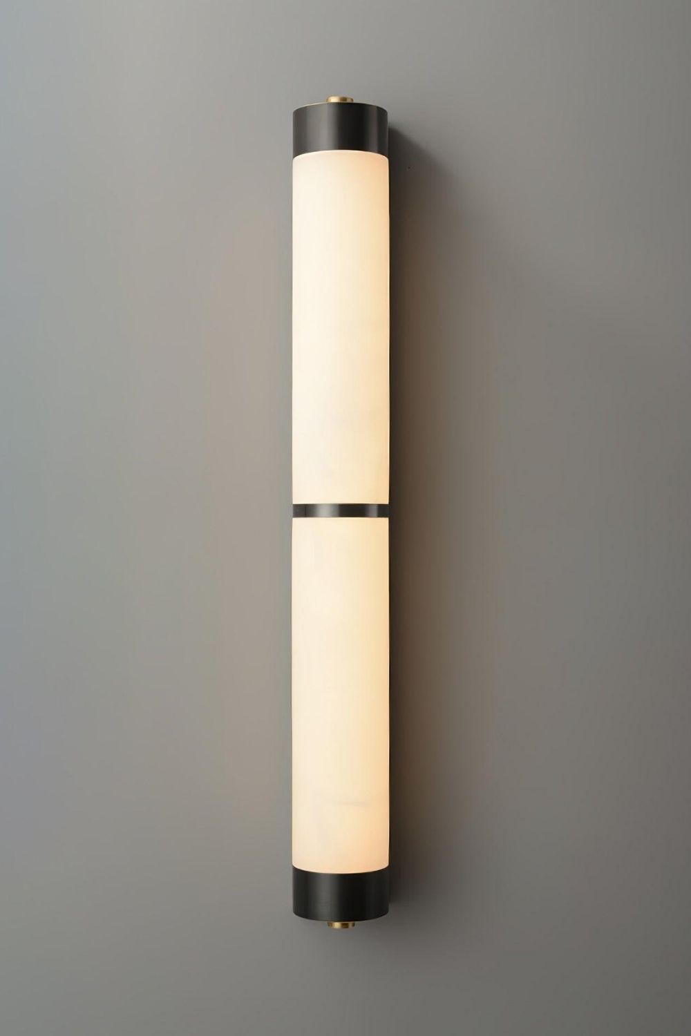 Cylindra Alabaster Brass Wall Light - view 29 | everlamps