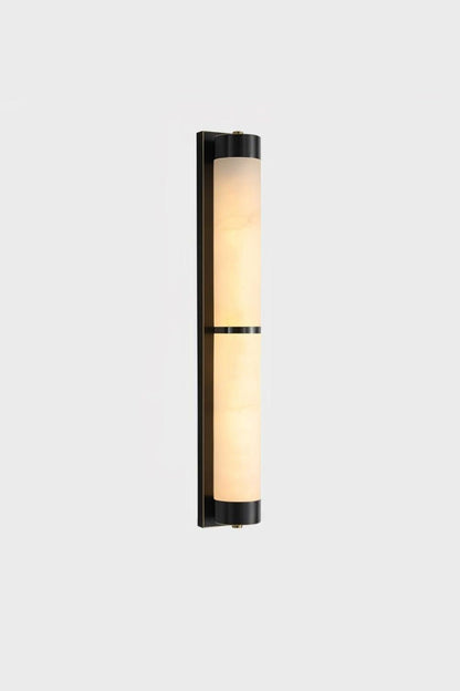 Cylindra Alabaster Brass Wall Light - view 33 | everlamps
