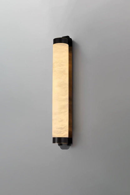 Cylindra Alabaster Brass Wall Light - view 20 | everlamps