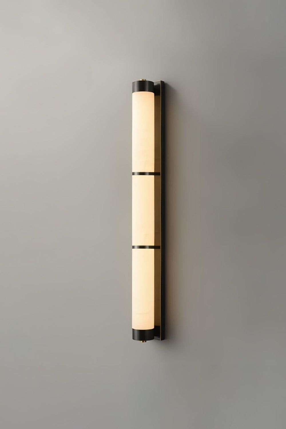 Cylindra Alabaster Brass Wall Light - view 23 | everlamps