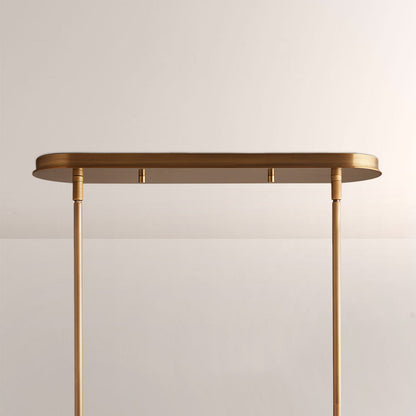Daphna Linear Metal Drum Chandelier