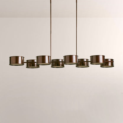 Daphna Linear Metal Drum Chandelier