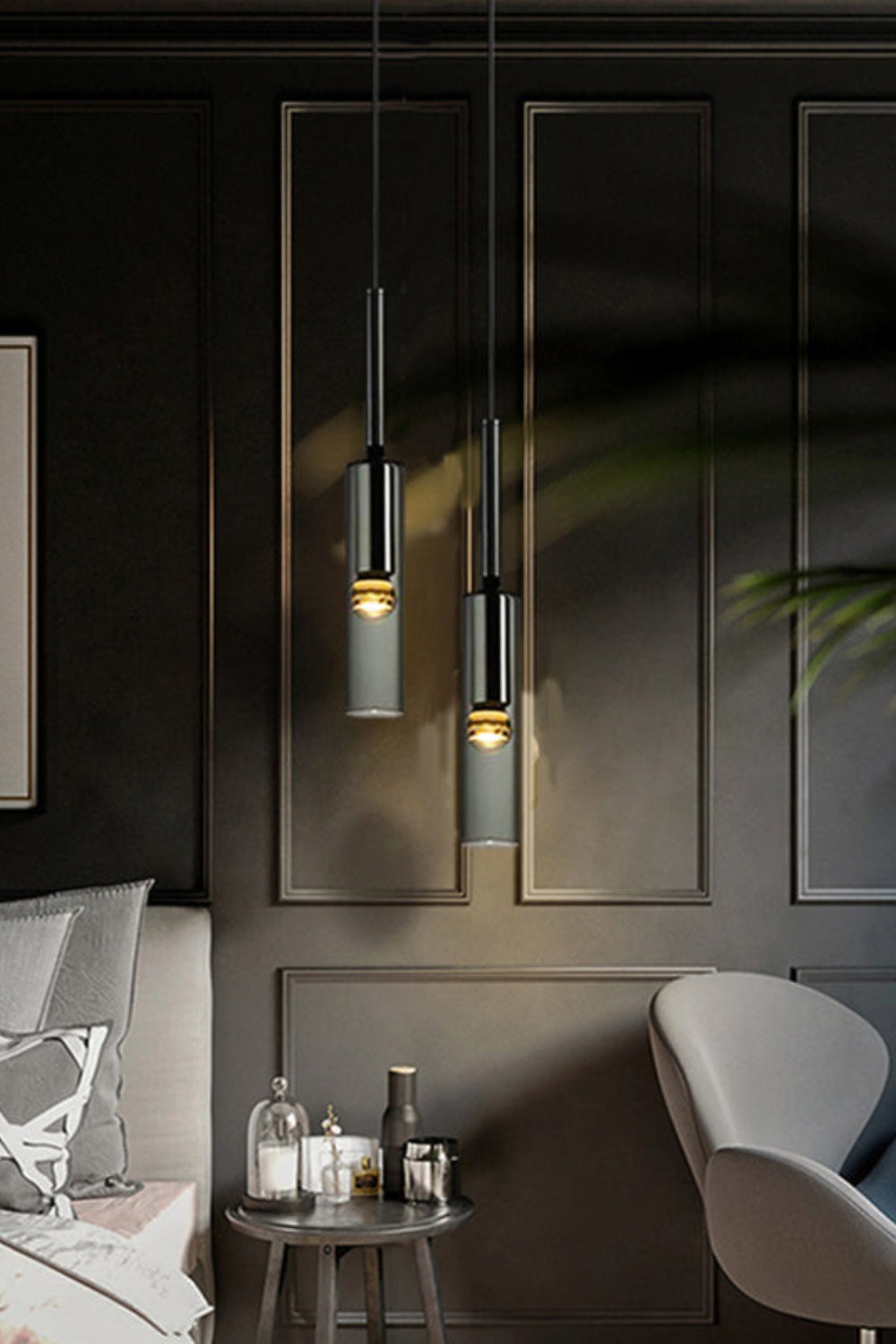 Dariel-Long Hanging Light - everlamps