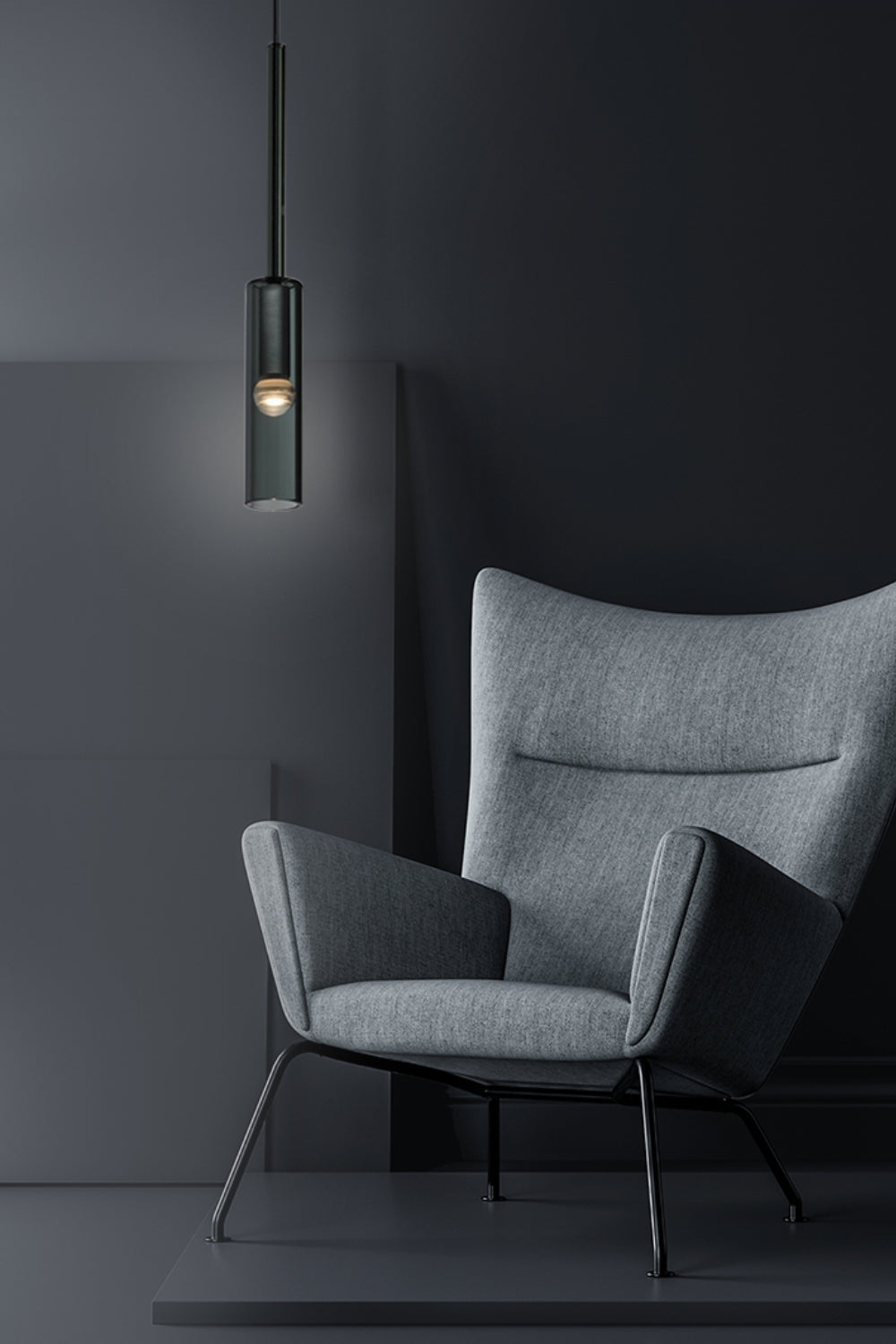 Dariel-Long Hanging Light - everlamps