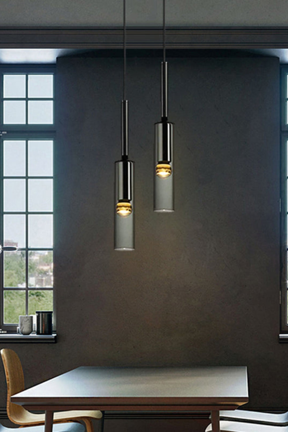 Dariel-Long Hanging Light - everlamps