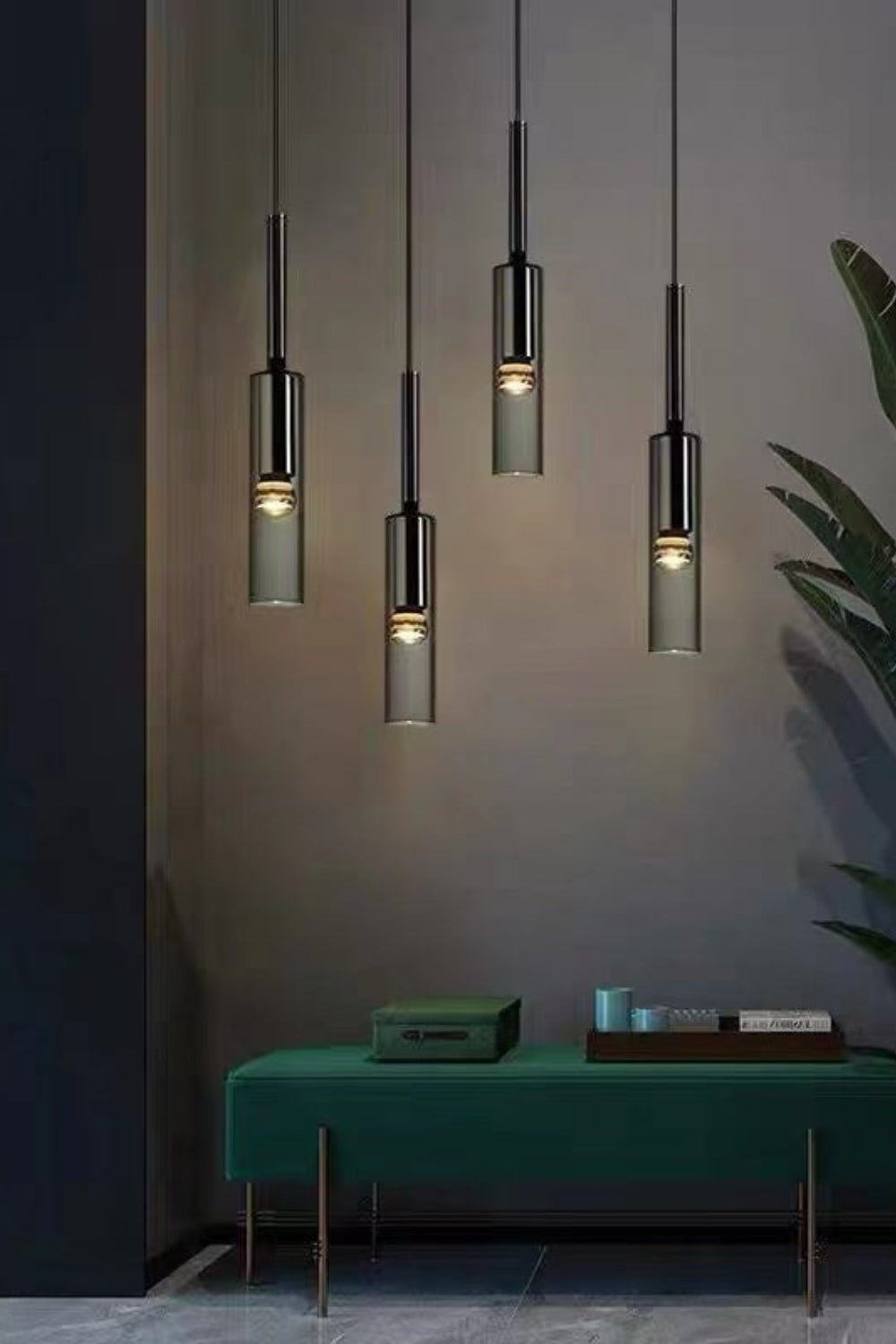 Dariel-Long Hanging Light - everlamps