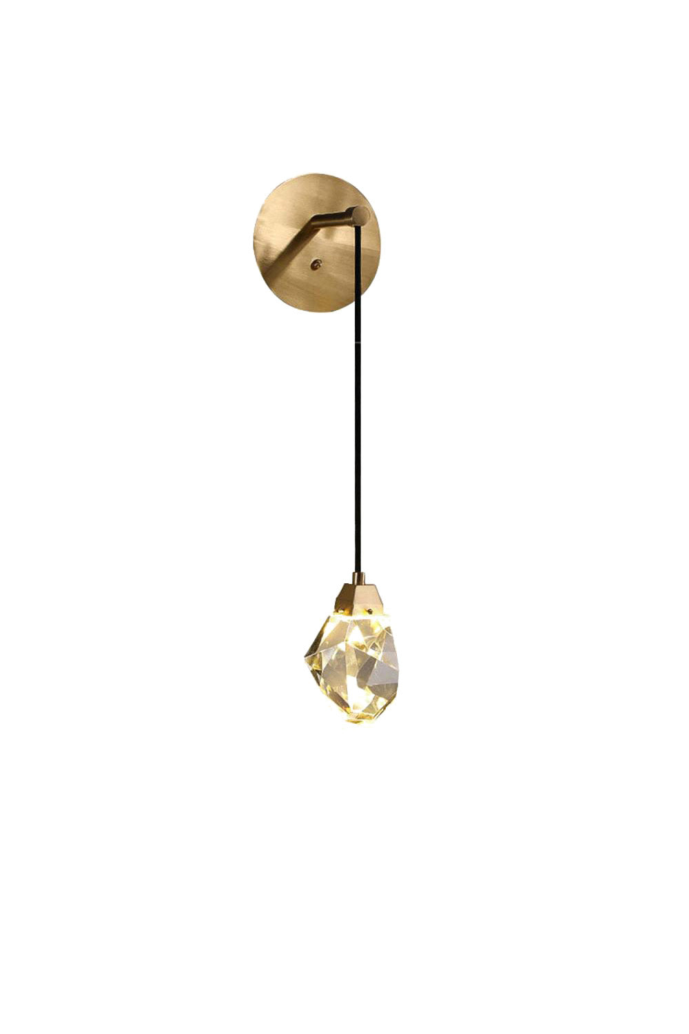 Diamond Crystal Glass Wall Light - everlamps