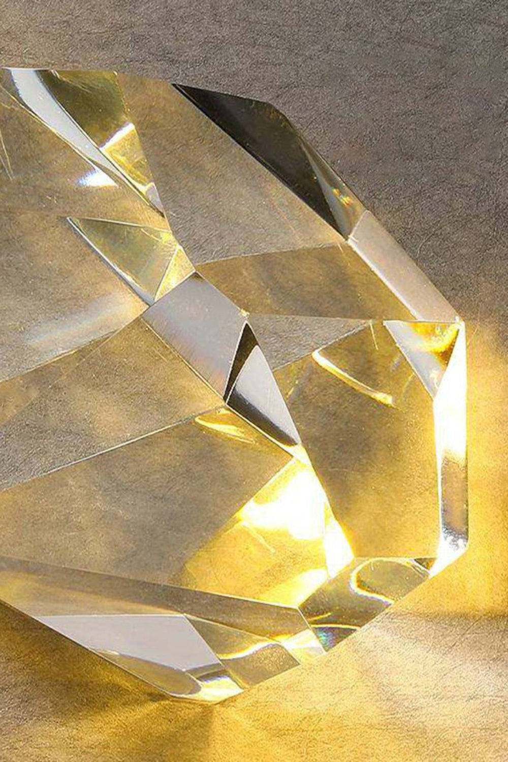 Diamond Crystal Glass Wall Light - everlamps