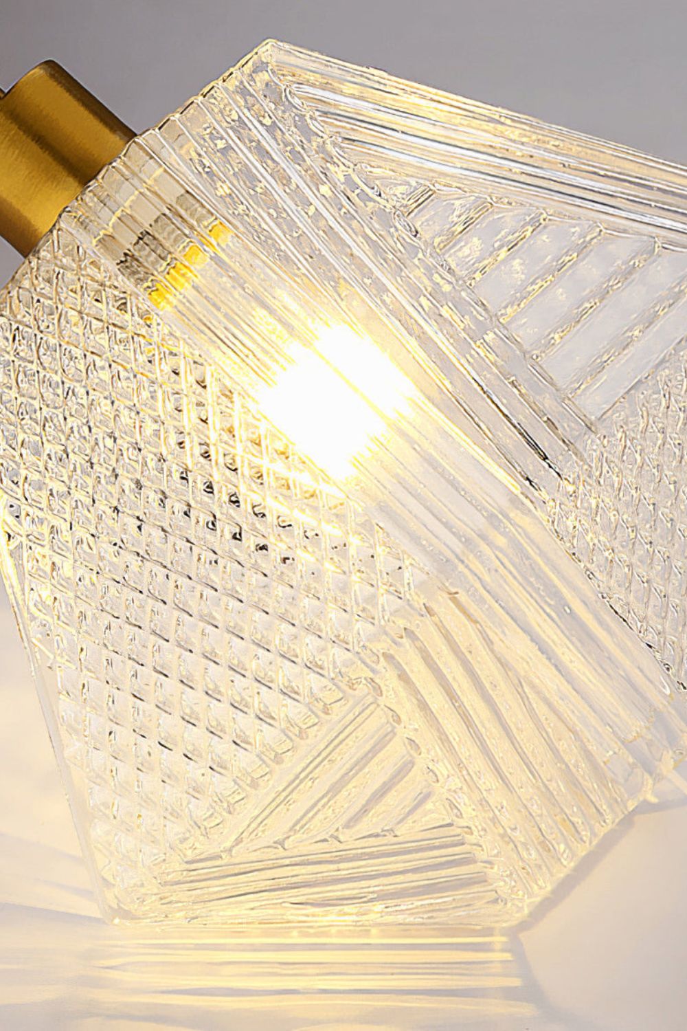 Diamond Cut Art Deco Ceiling Light - everlamps