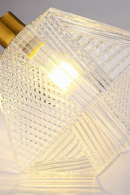 Diamond Cut Art Deco Ceiling Light - everlamps