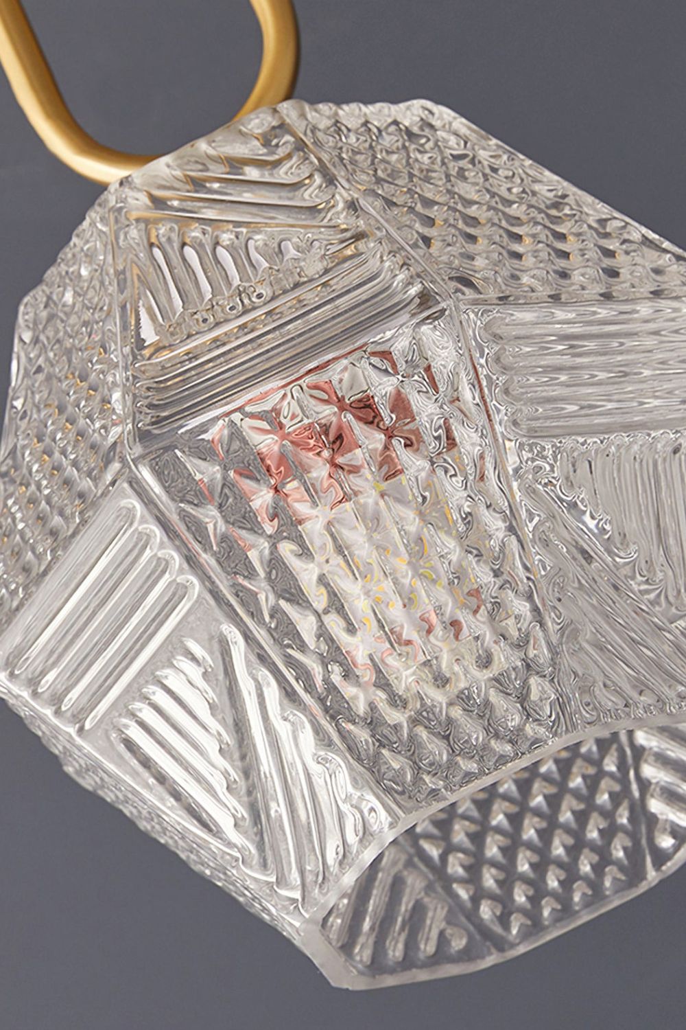 Diamond Cut Art Deco Ceiling Light - everlamps