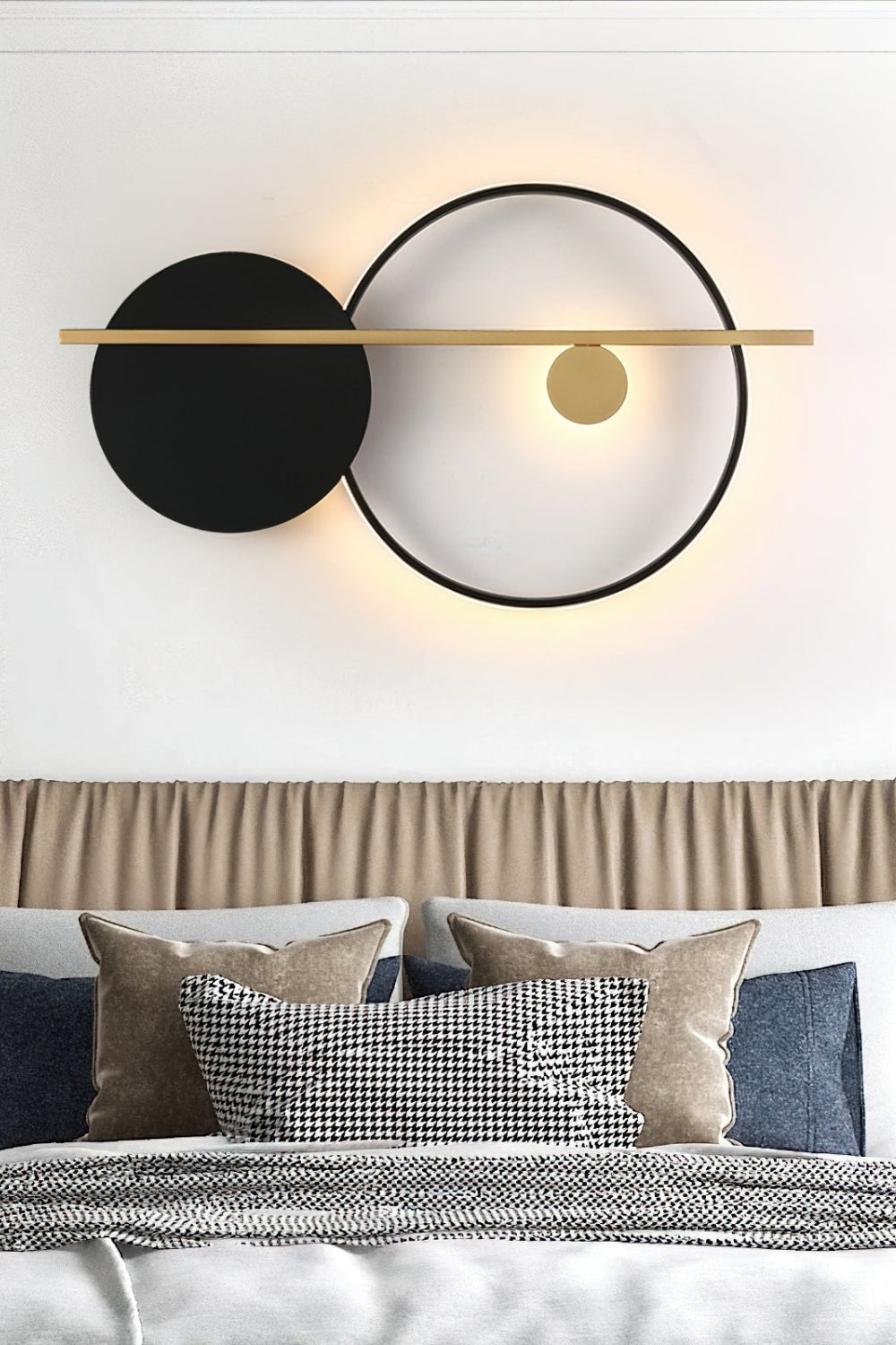 Double Circle Wall Light - view 2 | everlamps