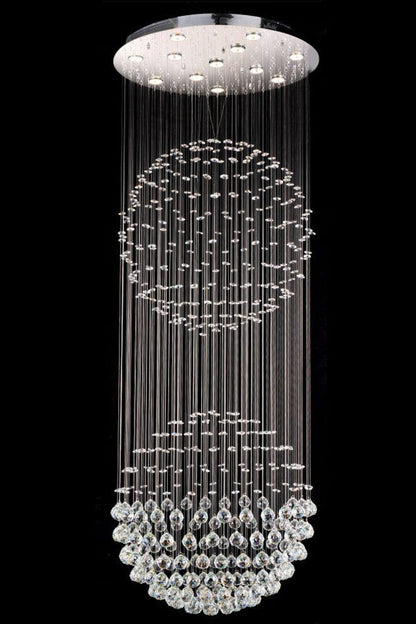 Double Ball Crystal Chandelier - everlamps