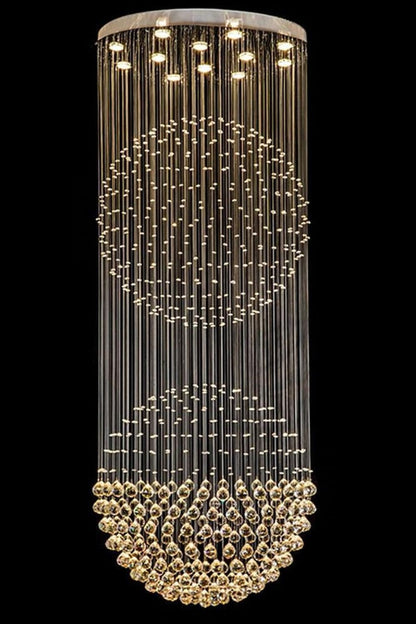 Double Ball Crystal Chandelier - everlamps