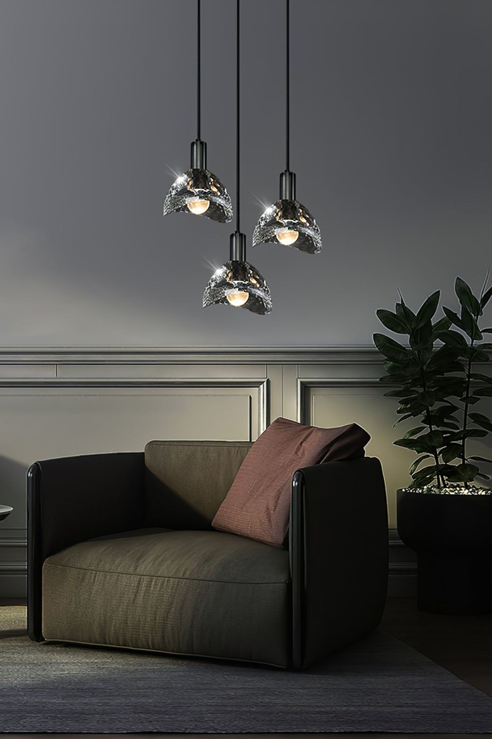Ebbe Crystal Pendant Lamp - everlamps