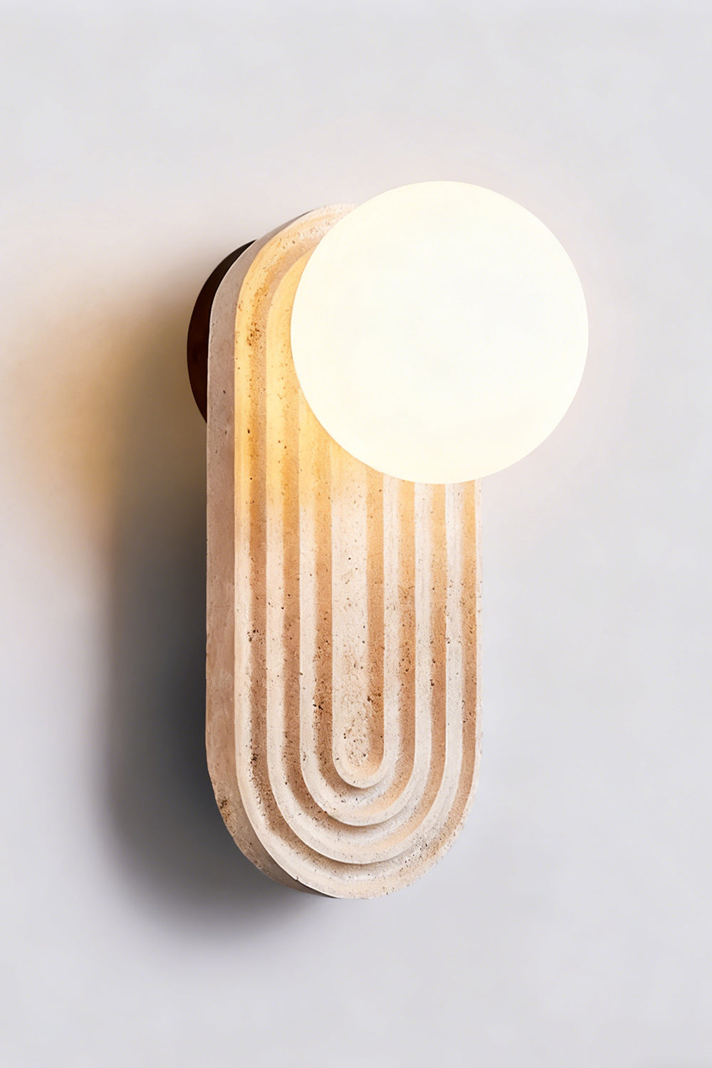 Elegant Travertine Wall Light - view 13 | everlamps