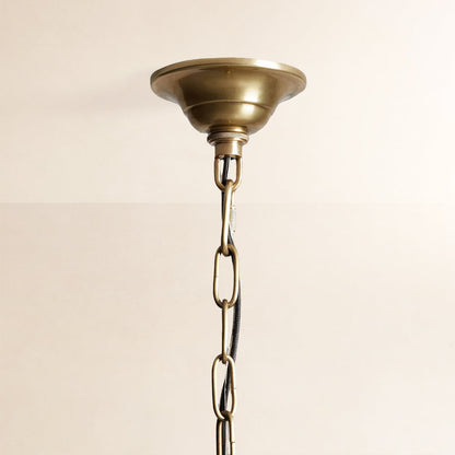 Elixir Geometric Brass Pendant