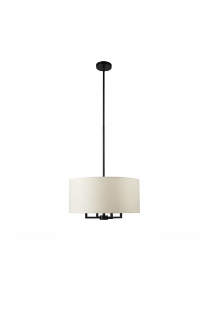 Emery Fabric Chandelier - view 17 | everlamps