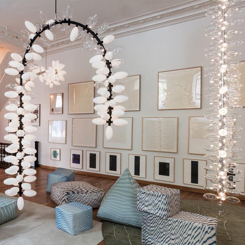 Vertical Long Grape Chandelier